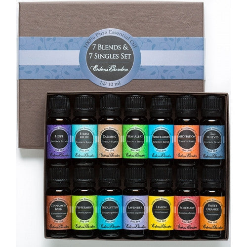 Aromatherapy 7 & 7- Top Oils & Synergy Blends Set