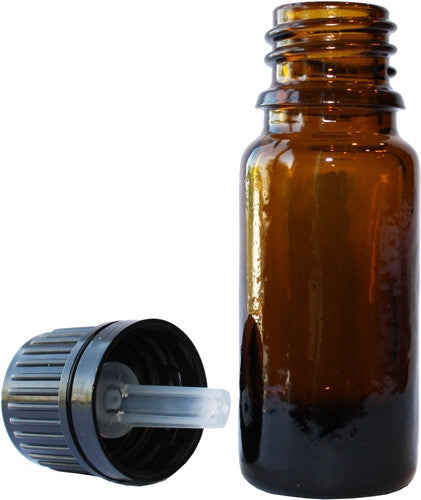 Amber Glass Bottles - 10 ml (Set of 4)