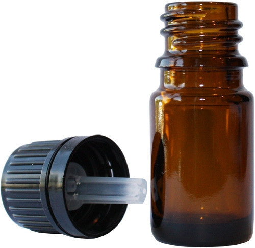 Amber Glass Bottles - 5 ml (Set of 4)